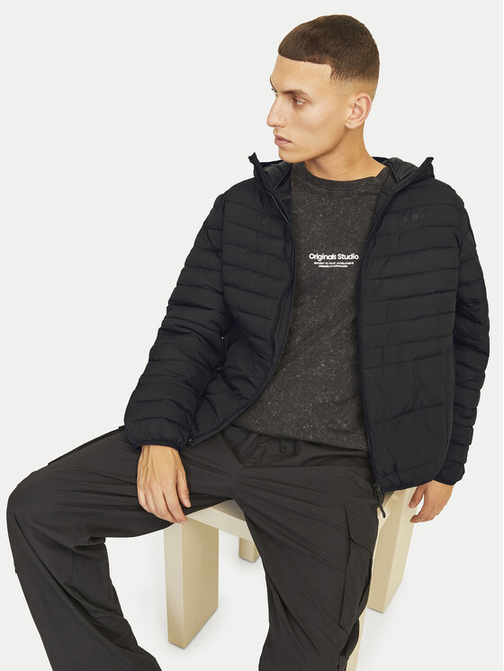 Jack&Jones Jack&Jones Télikabát Estate 12256983 Fekete Regular Fit