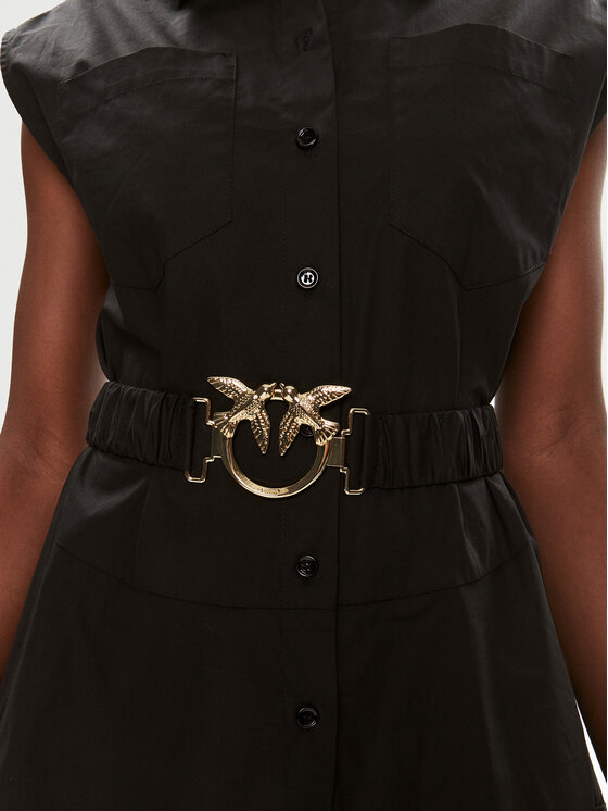 PINKO Pinko Рокля тип риза Anaceta 103111 A1P4 Черен Regular Fit