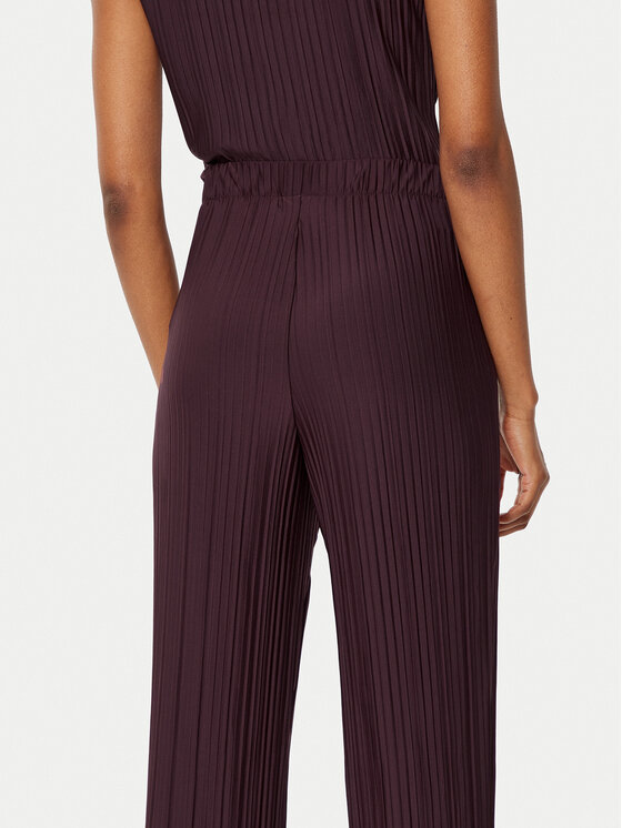 Gina Tricot Gina Tricot Kalhoty z materiálu 23460 Bordó Regular Fit