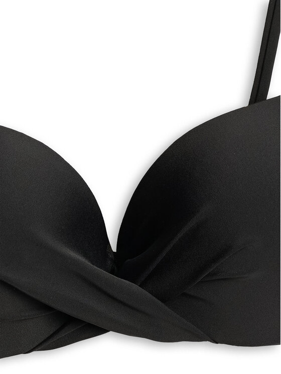 4F 4F Góra od bikini TROPIC ORCHID Czarny