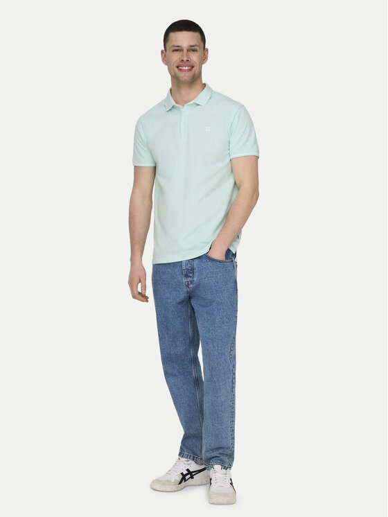 Only & Sons Only & Sons Polokošeľa Fletcher 22024827 Zelená Regular Fit