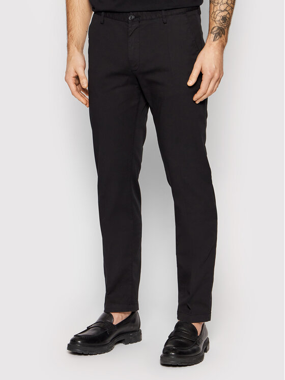 Pantaloni chino Rice 50468721 Nero Slim Fit