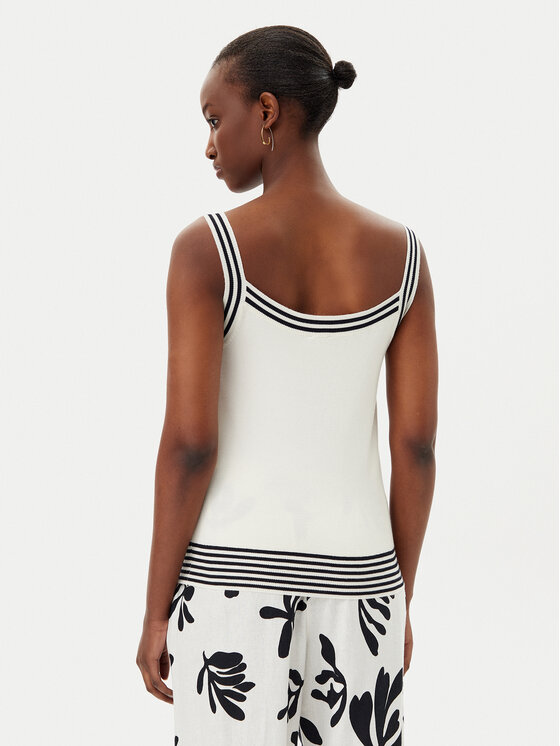 Marella Marella Felső Germana 2515361061 Ekru Slim Fit