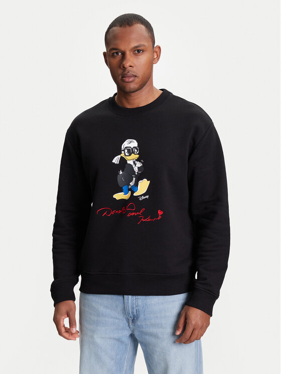 KARL LAGERFELD Mikina 705098 553930 Čierna Regular Fit