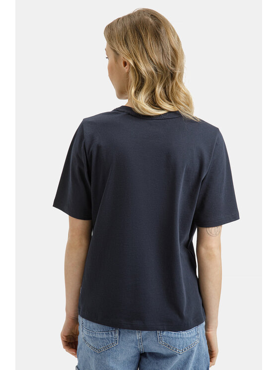 Cross Jeans Cross Jeans T-Shirt 56254-470 Granatowy