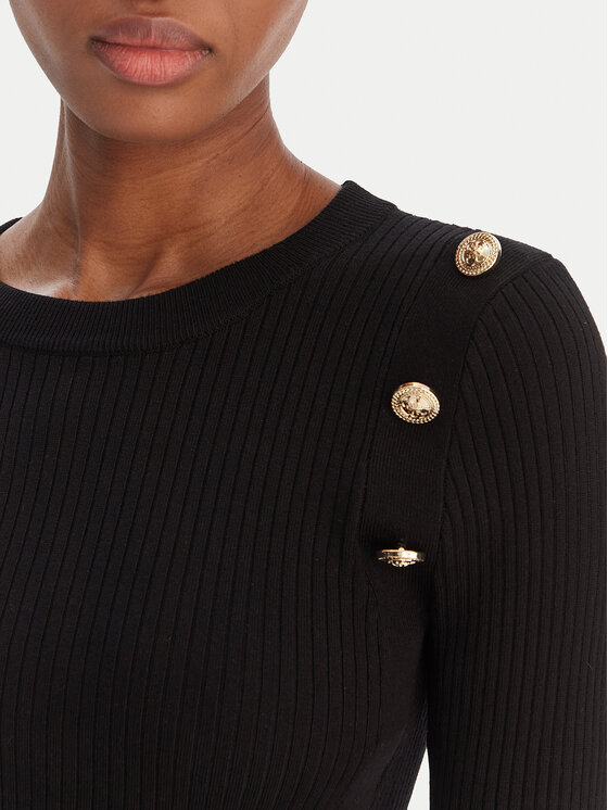 Guess Guess Sweater W6RR58 Z2YK2 Fekete Regular Fit