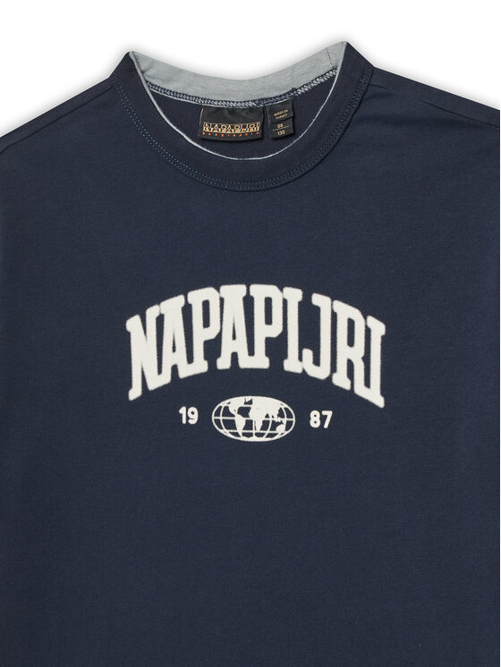 Napapijri Napapijri Póló S-Inot NP0A891F M Sötétkék Loose Fit