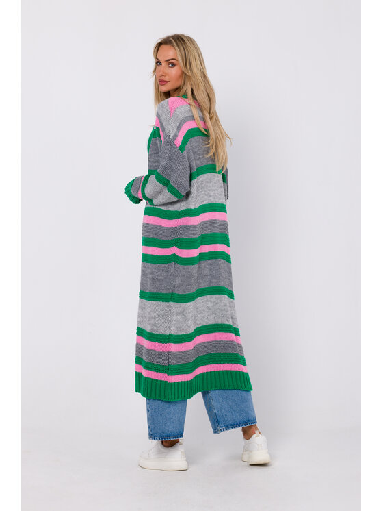 Made of Emotion Made of Emotion Cardigan M774 Verde Modern Fit