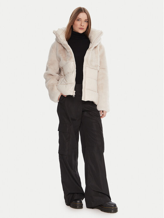 Blauer Blauer Γούνα 25WBLDC02178 Εκρού Regular Fit