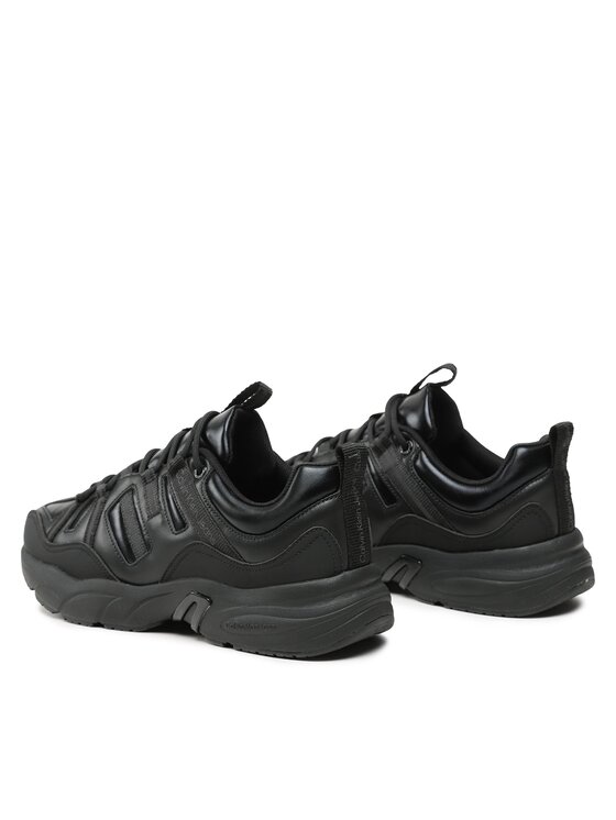 Calvin Klein Jeans Calvin Klein Jeans Sneakersy Retro Tennis Laceup Mix Reefl YM0YM00699 Čierna