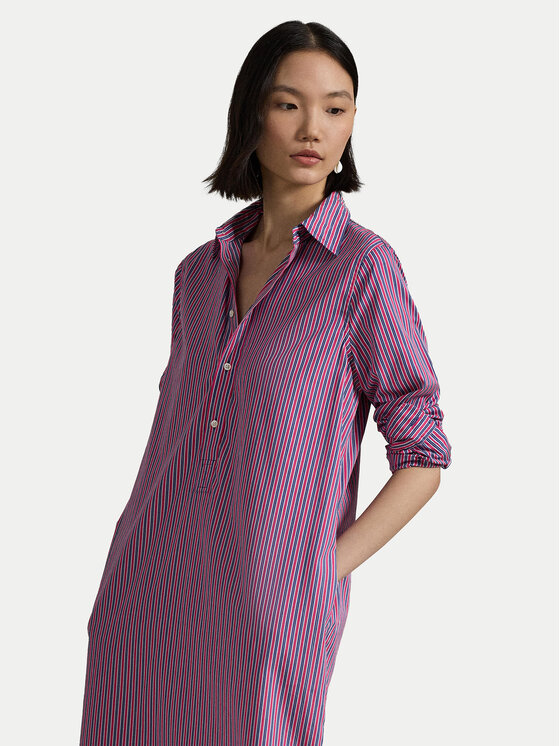 Polo Ralph Lauren Polo Ralph Lauren Haljina košulja 211959914002 Ljubičasta Regular Fit