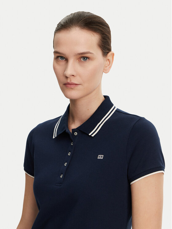 Tommy Hilfiger Tommy Hilfiger Vsakodnevna obleka WW0WW45532 Mornarsko modra Regular Fit