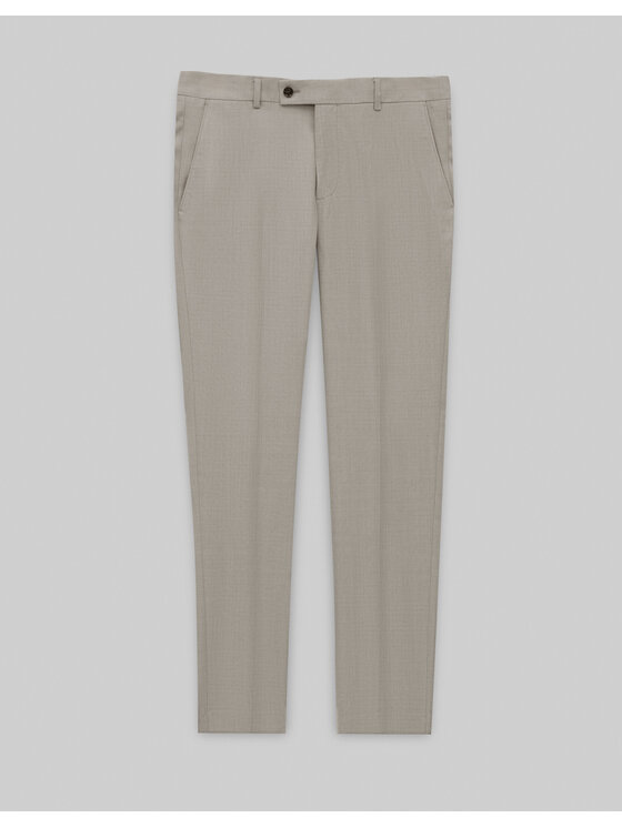 Borgio Borgio Spodnie garniturowe barzano Zielony Slim Fit