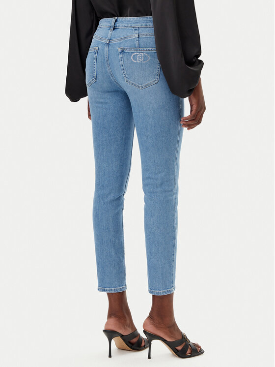 Liu Jo Liu Jo Traperice UA5080 D4988 Plava Slim Fit