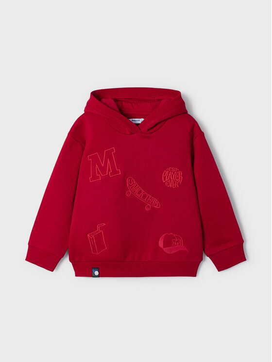 Mayoral Mayoral Majica dugih rukava 4.423 Crvena Regular Fit