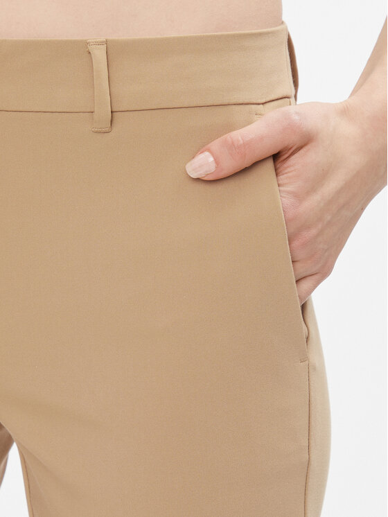 Marella Marella Spodnie materiałowe Macario 2413131031200 Brązowy Regular Fit