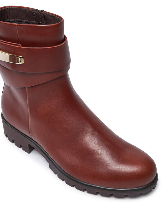 ECCO ECCO Polokozačky Modtray W 49019301053 Hnědá