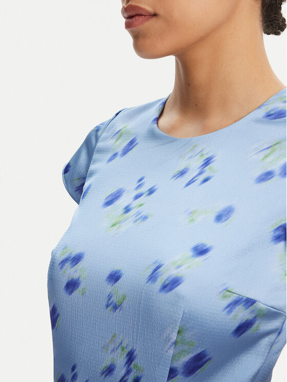 HUGO HUGO Õhtune kleit Kamela 50530483 Sinine Regular Fit