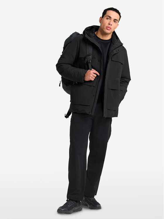 Jack Wolfskin Jack Wolfskin Télikabát Brandenburger A65047 Fekete Regular Fit
