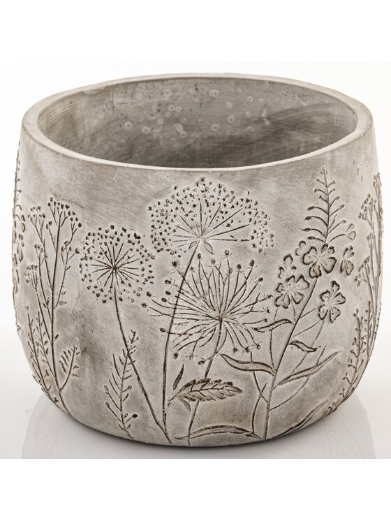 MIAhome MIAhome Osłonka cementowa 14,5x18,5x18,5 cm PRATO Szary