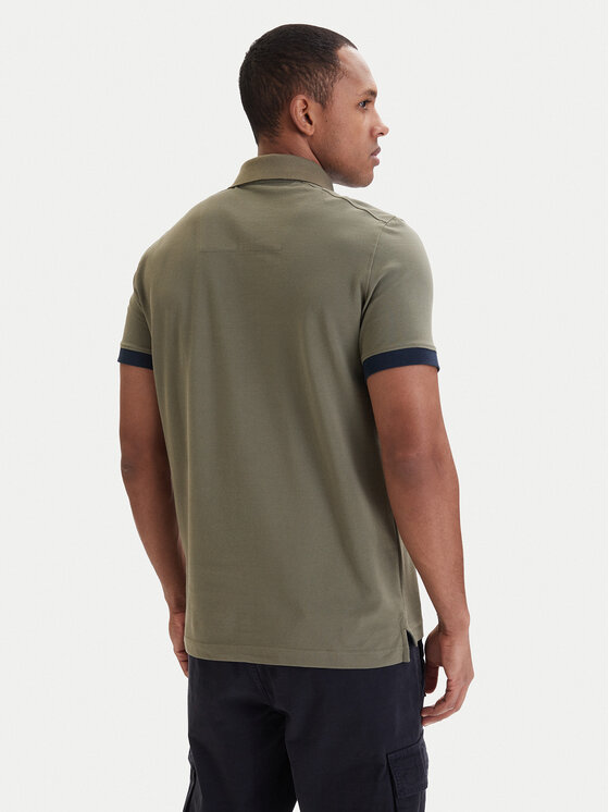 Aeronautica Militare Aeronautica Militare Polokošile 261PO1915UP00191 Zelená Regular Fit