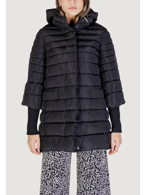 Sandro Ferrone Sandro Ferrone Giubbotto piumino S130YBEESTRO Nero Slim Fit