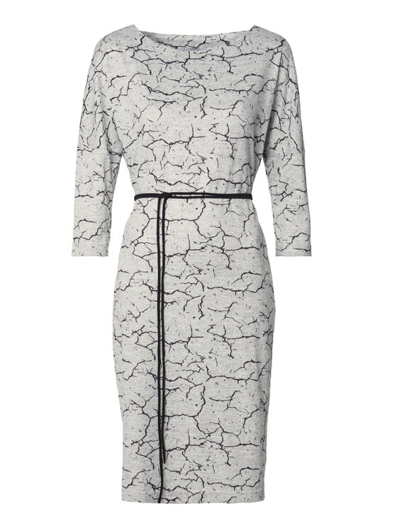 QUIOSQUE QUIOSQUE Každodenní šaty 4KR022250 Šedá Regular Fit