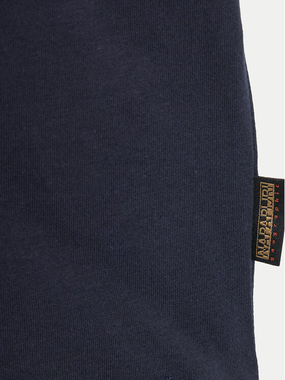Napapijri Napapijri T-Shirt Chamois NP0A4HYL S Granatowy Regular Fit
