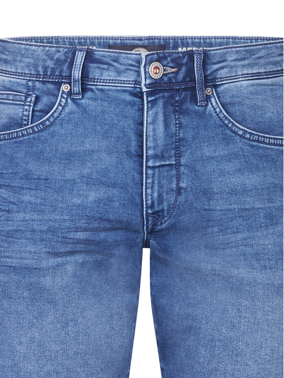 Petrol Industries Petrol Industries Szorty jeansowe M-ROS-SHO001 Niebieski Slim Fit
