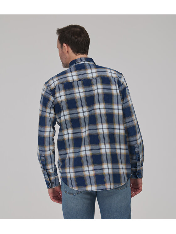 Lee Cooper Lee Cooper Koszula jeansowa SOREN Granatowy Comfort Fit