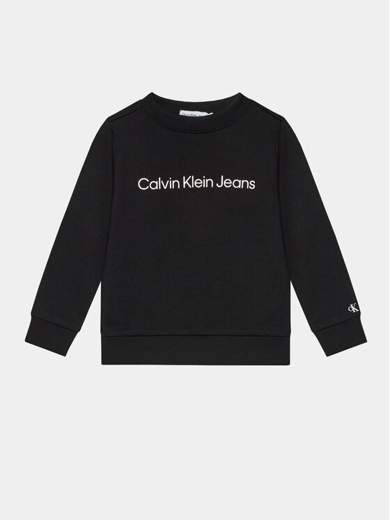Calvin Klein Jeans Calvin Klein Jeans Felpa IU0IU00581 D Nero Regular Fit
