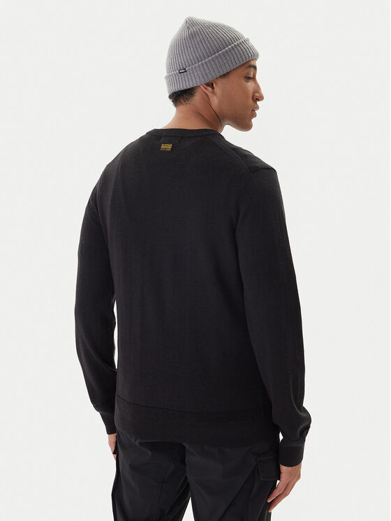 G-Star Raw G-Star Raw Sveter Premium Core D27686-B692 Čierna Regular Fit