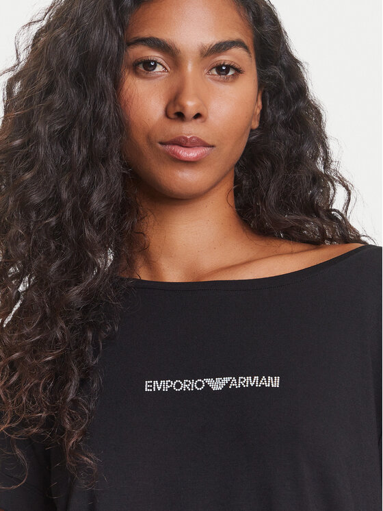 Emporio Armani Emporio Armani T-särk EW000780 AF12192 UC001 Must Regular Fit