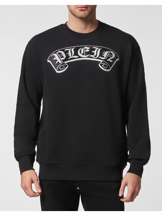 PHILIPP PLEIN PHILIPP PLEIN Bluza 905 Czarny Regular Fit