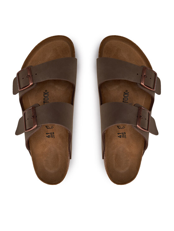 Birkenstock Birkenstock Šľapky Arizona Birko-Flor nubuk 151181 Hnedá