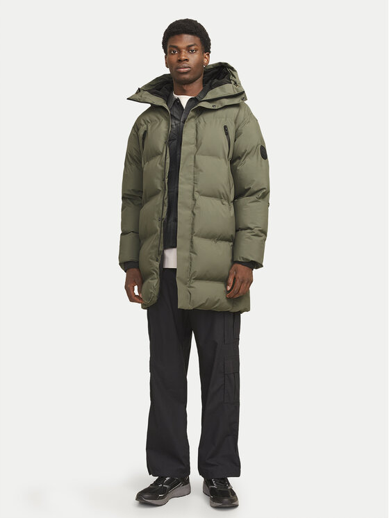 Jack & Jones Jack & Jones Geacă de iarnă Alpha 12260481 Verde Regular Fit