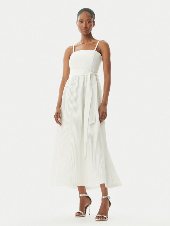 Rinascimento Rinascimento Коктейльна сукня CFC0124473003 Білий Regular Fit