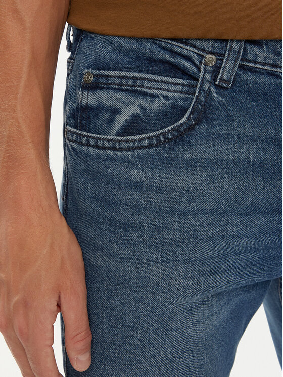 Lee Lee Jeansy Rider 112355794 Niebieski Slim Fit