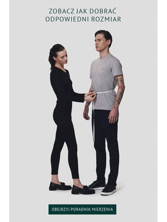 Lancerto Lancerto Chinosy Maroko SP082124000007 Szary Slim Fit