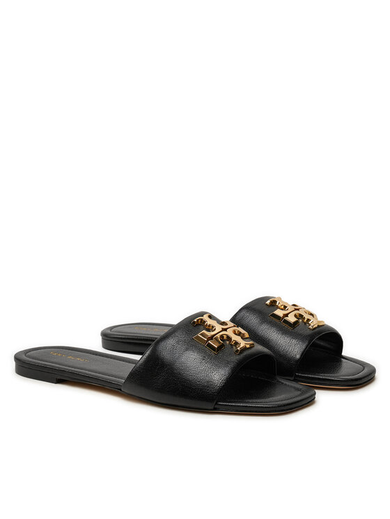 Tory Burch Tory Burch Şlapi Eleanor Slide 157966 Negru