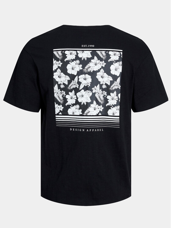 Jack&Jones Jack&Jones Majica Guru 12249187 Črna Relaxed Fit