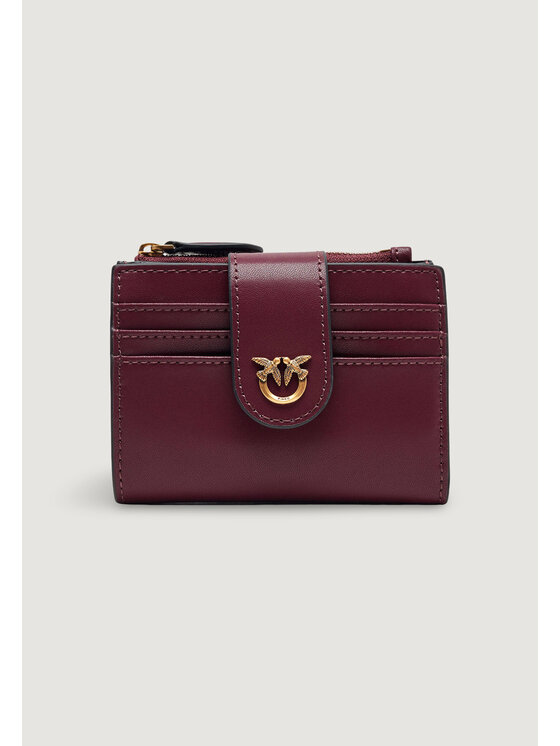 PINKO PINKO Portfel MULTI PURPOSE WALLET Bordowy
