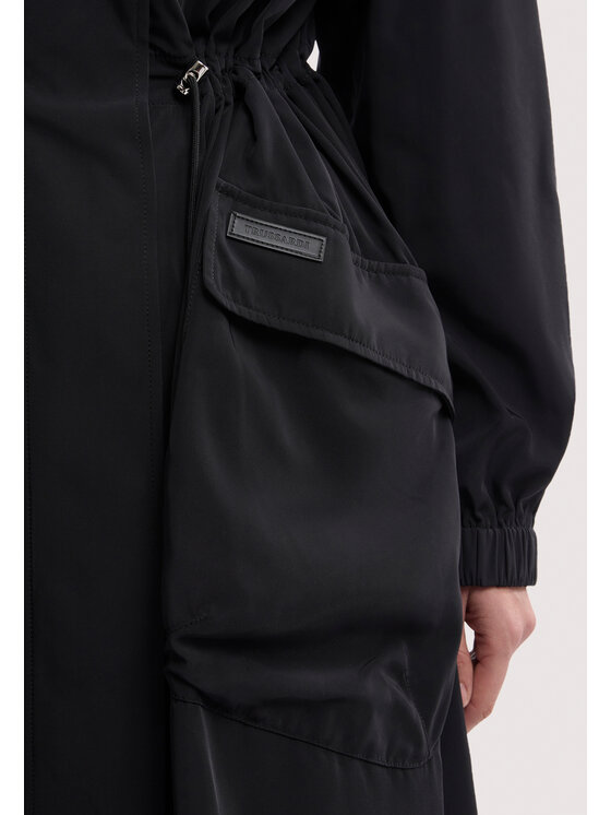 Trussardi Trussardi Płaszcz zimowy R121A000741N033 Czarny Regular Fit