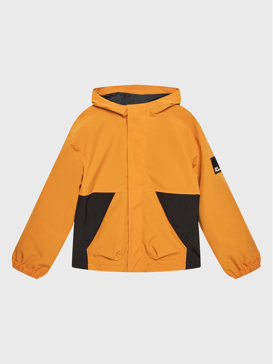 Jack Wolfskin Jack Wolfskin Μπουφάν αδιάβροχο Teen 2L 1609801 Κίτρινο Regular Fit