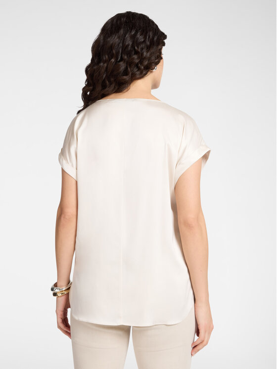 Elena Mirò Elena Mirò Blusa 2086P100217N002 Crema Regular Fit