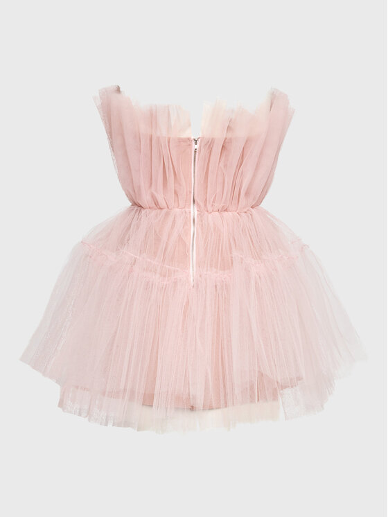 Kontatto Kontatto Kokteilinė suknelė BO135 Rožinė Regular Fit