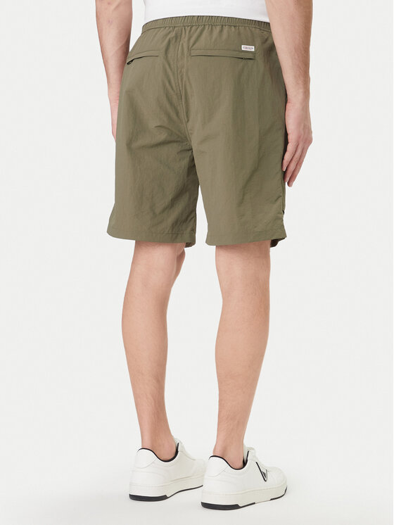 Guess Jeans Guess Jeans Pantaloncini di tessuto M6GDC8 WN362 Verde Regular Fit