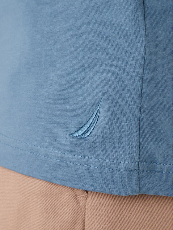 Nautica Nautica Tričko NCC04498 Modrá Regular Fit