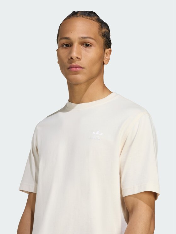 adidas adidas T-Shirt Trefoil Essentials Tee Biały Regular Fit