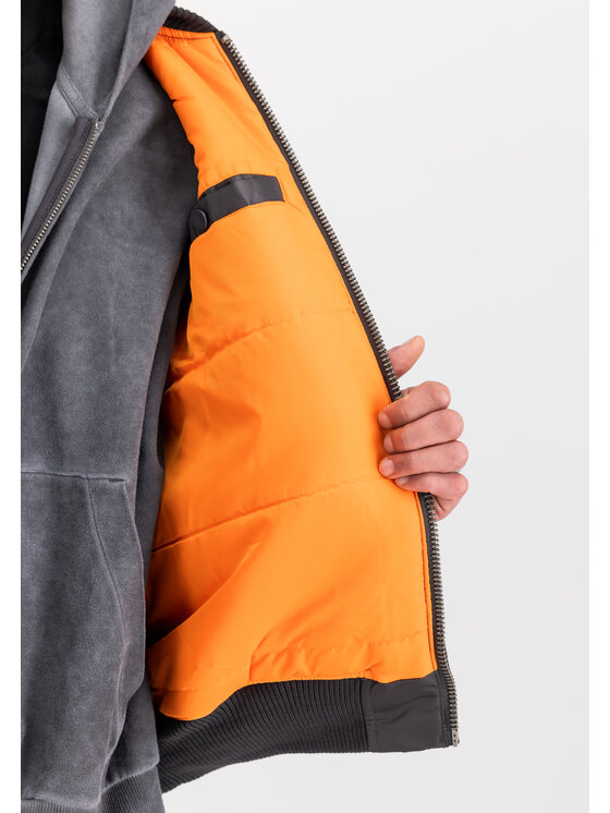Alpha Industries Alpha Industries Kurtka bomber MA-1 VF 59 191118 Szary Regular Fit